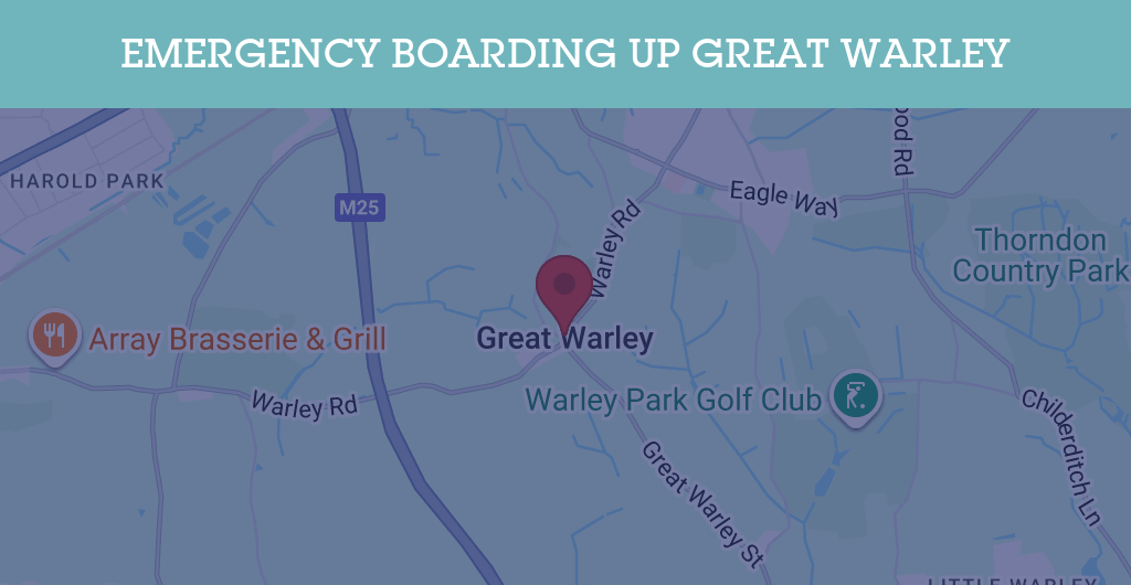 Emergency Boarding Up Services in Great Warley - CM13