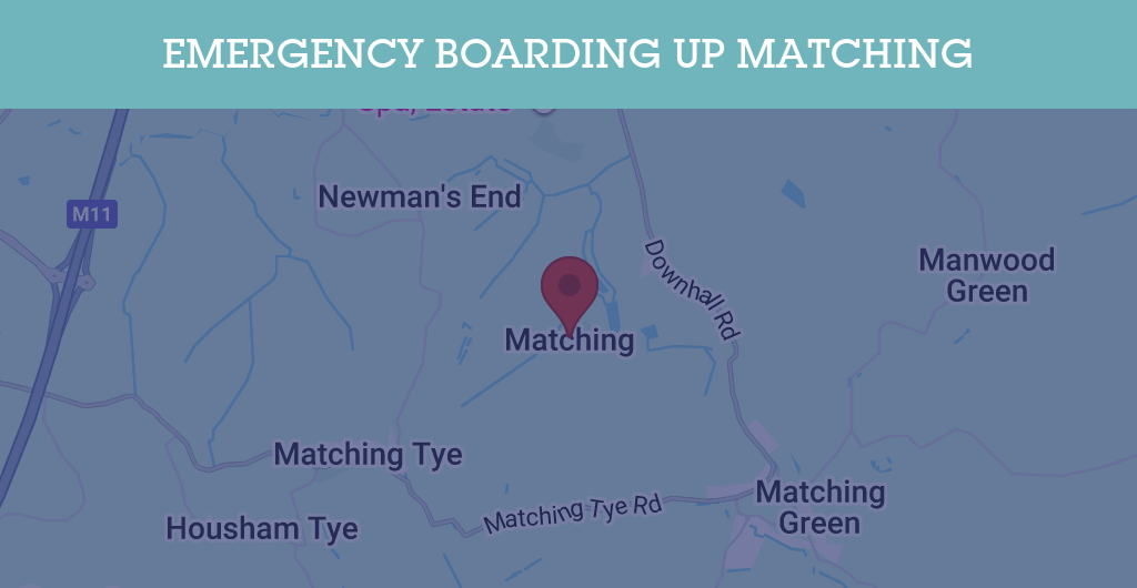 Emergency Boarding Up Services in Matching - CM17